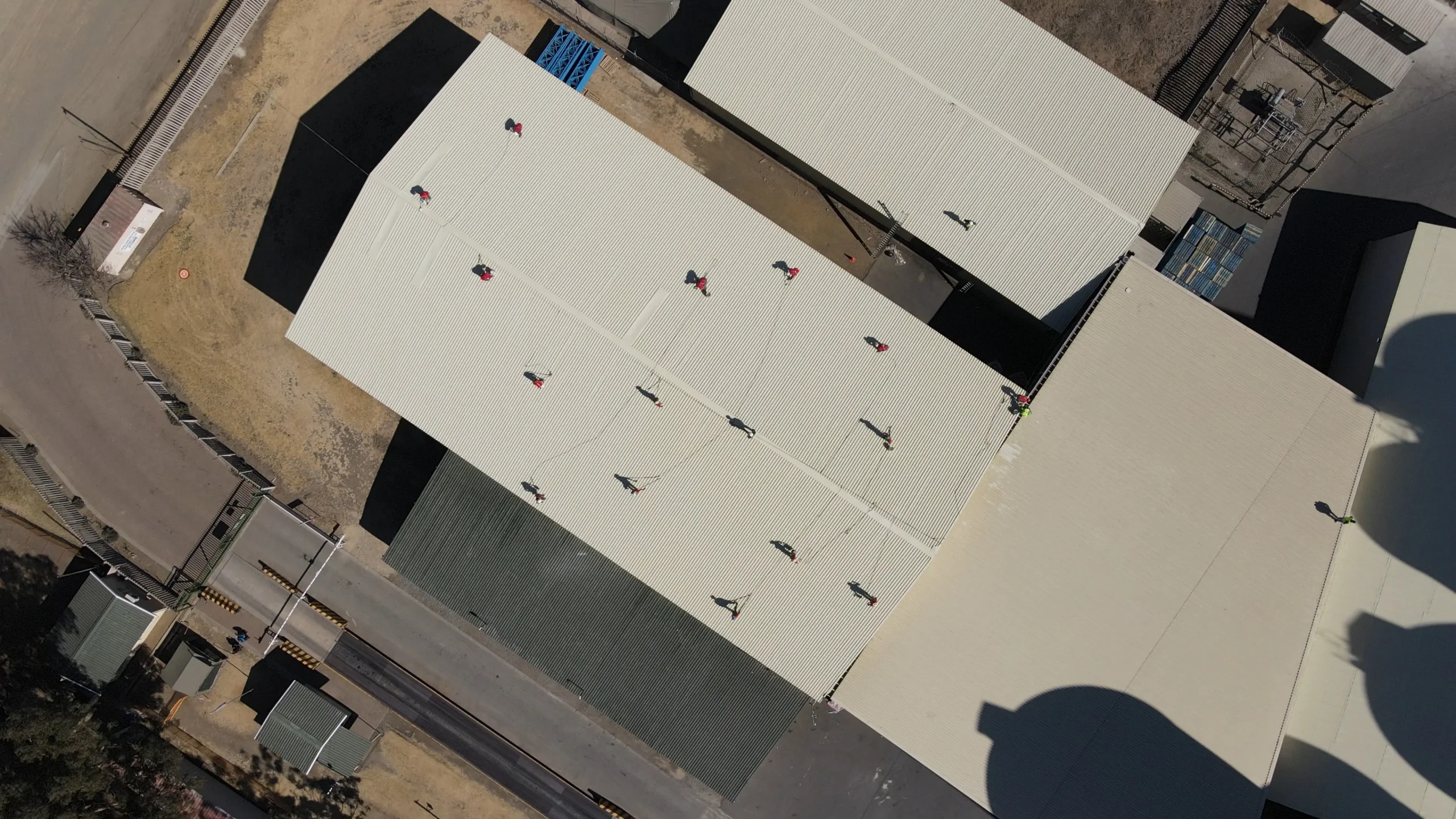 Industrial metal roof leak repair by Sicon Group