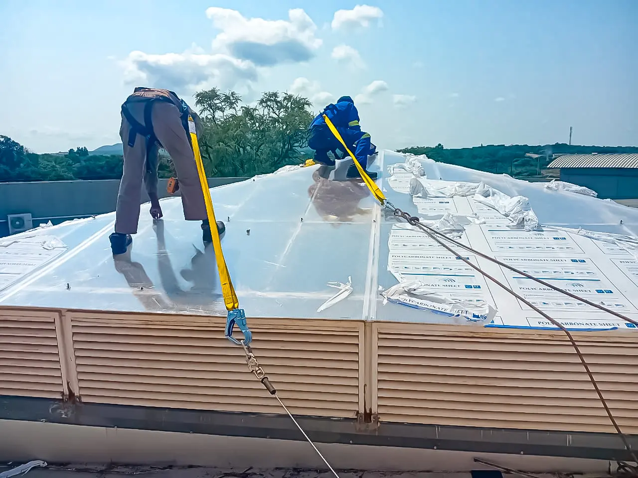 Skylight and dome repairs